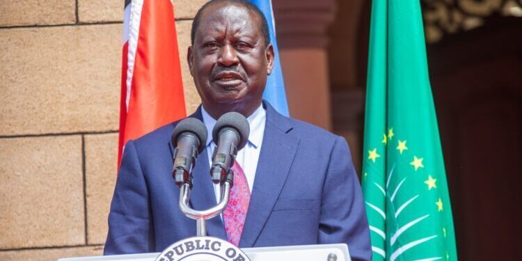 Azimio Coalition leader Raila Odinga ODM