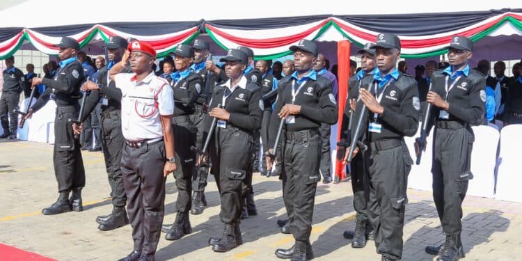 Several security guards during a past event. PHOTO/ Courtesy.