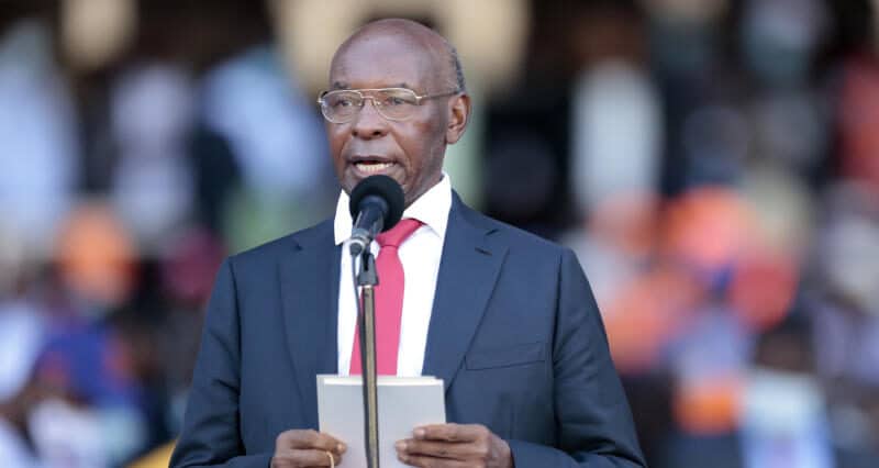 SK Macharia at a past function. PHOTO/ Macharia