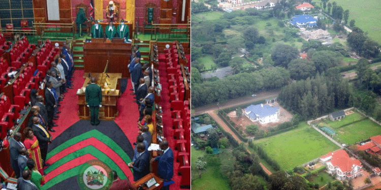 National Assembly sitting and Nairobi Suburbs. PHOTO/ Parliament of Kenya
