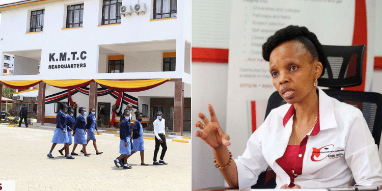KUCCPS CEO Dr. Agnes Mercy Wahome during an interview in her office in Upper Hill, Nairobi, on February 19, 2021. Photo credit: Kanyiri Wahito