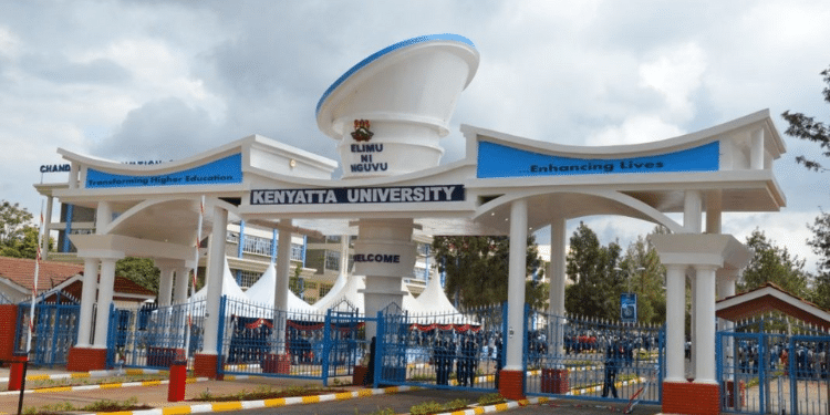 Kenyatta University main gate. Photo\courtesy