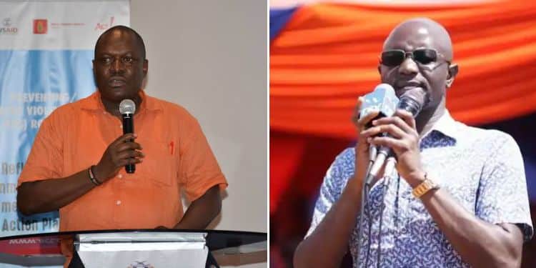 Collage of late NIS senior officer, Tom Adala & Alego Usonga MP Samuel Atandi. PHOTO/Courtesy.