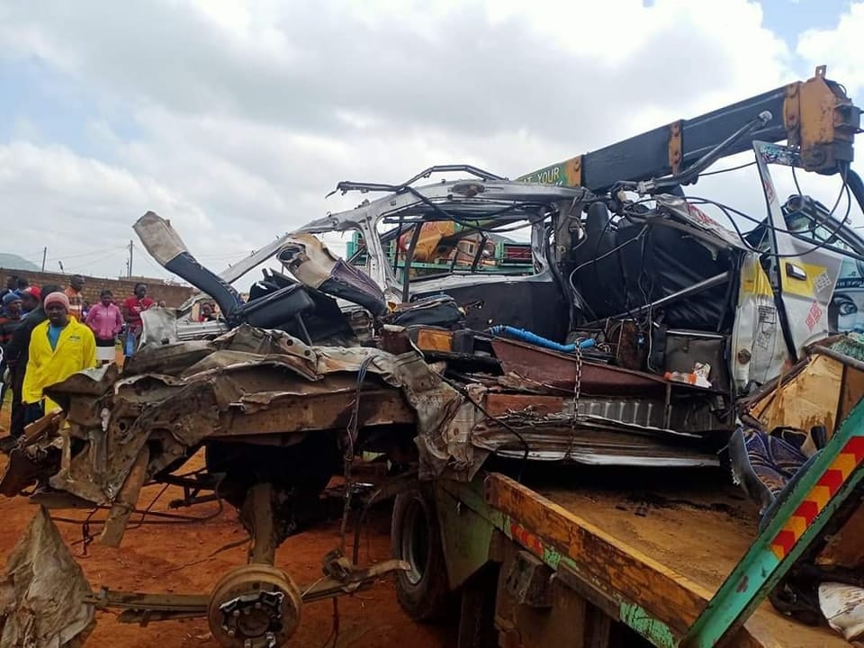 10 Dead Reported as Lorry Rams Matatu Full of Passengers