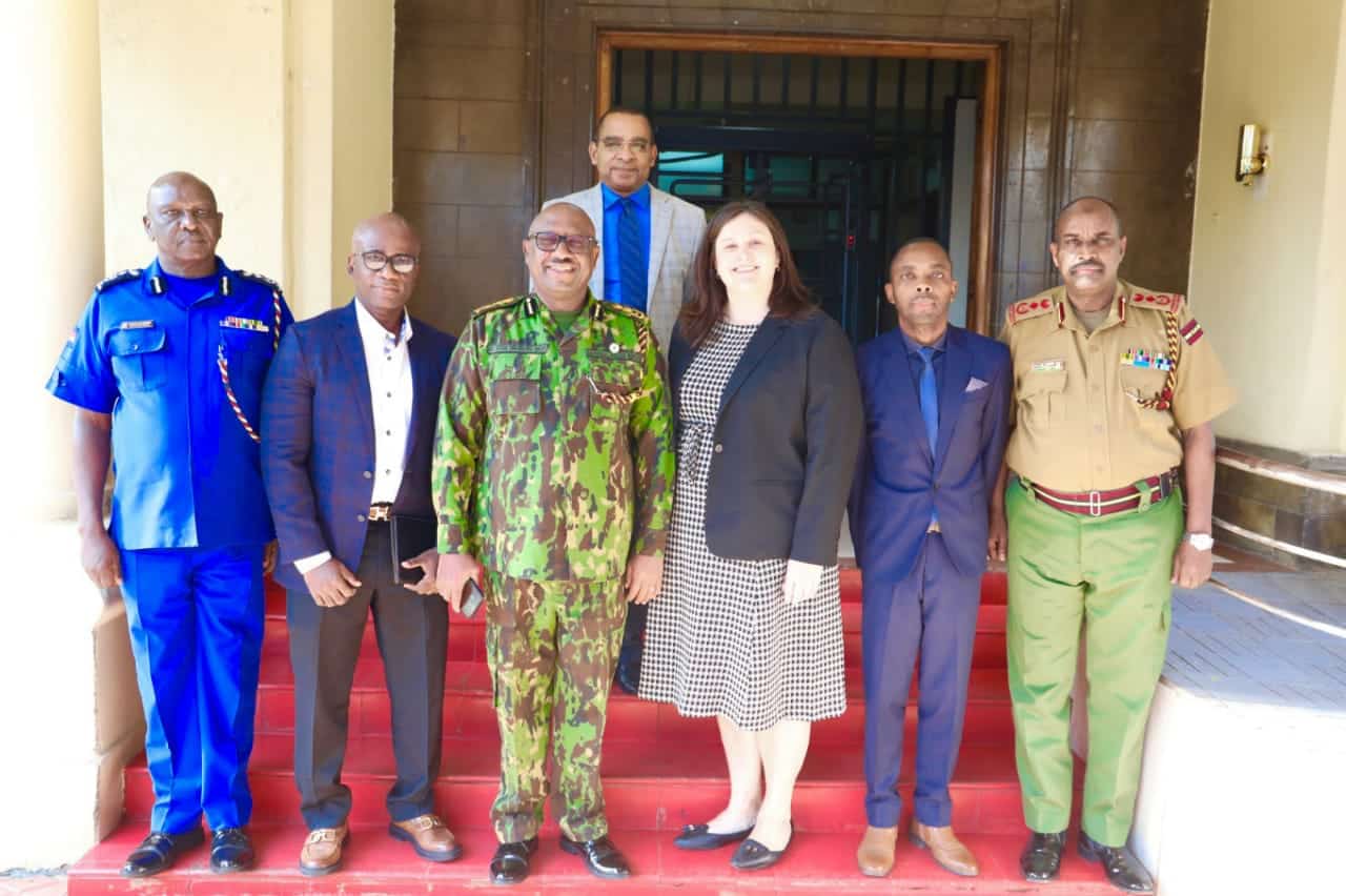 Inspector General of Police Japhet Koome holds talks with Haiti police delegation PHOTO/ NPS