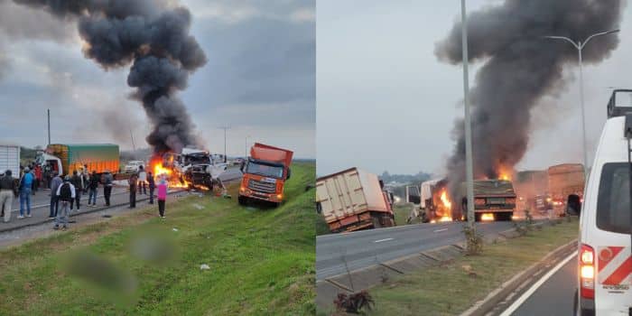 Accident Scene along Souther Bypass. PHOTO/Courtesy