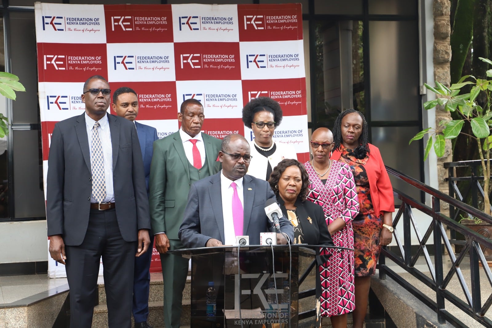 FKE officials at a past event. PHOTO/ FKE