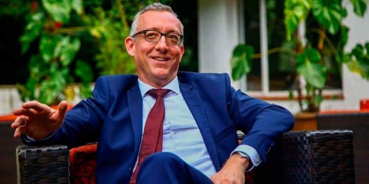German President Sends Gifts And Letter To Kenyan Pupil Who Drew His Portrait A Photo Of German Ambassador To Kenya, Sebastian Groth Photo/ Business Daily