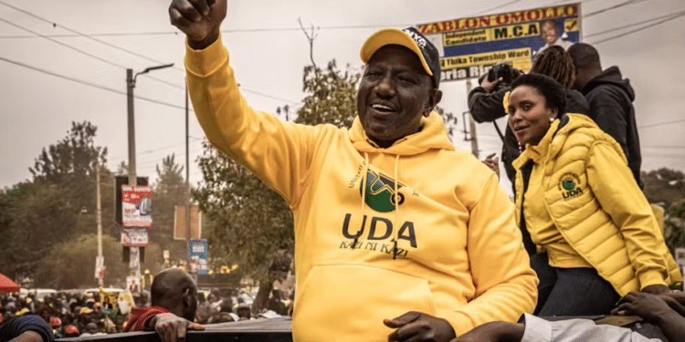 Kenya’s President William Ruto during his campaign in 2022. Ed Ram/Getty Images