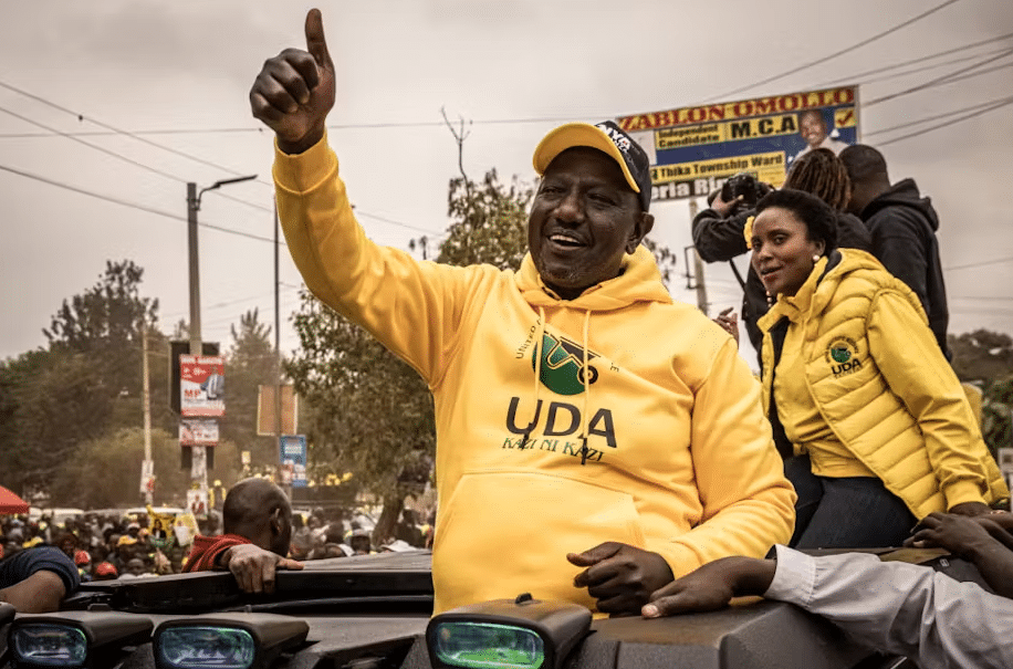 Kenya’s President William Ruto during his campaign in 2022. Ed Ram/Getty Images