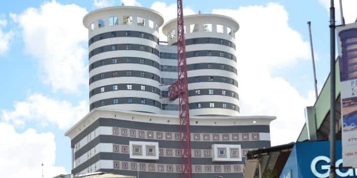 Nation Media Group towers in Nairobi CBD. PHOTO/Courtesy. NMG
