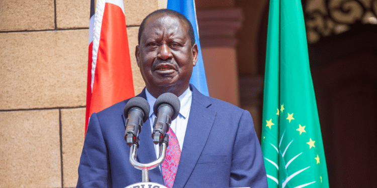 Azimio Party Leader Raila Odinga. PHOTO/ Azimio