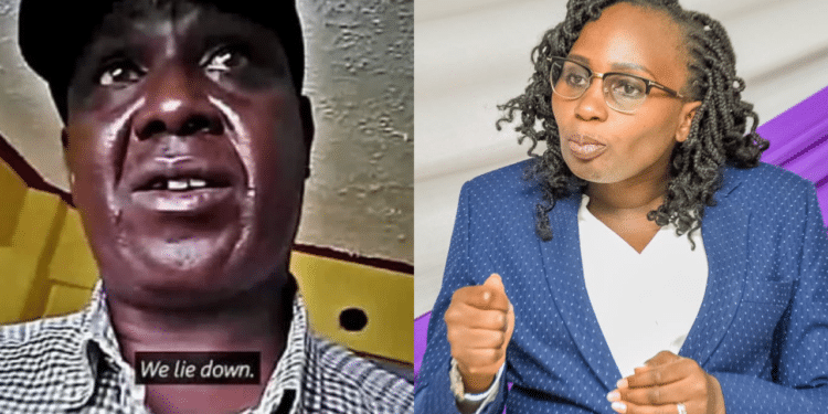 A side-to-side photo of LSK President Faith Odhiambo (right) and Mr. John Chebochok (left). Photo/Courtesy