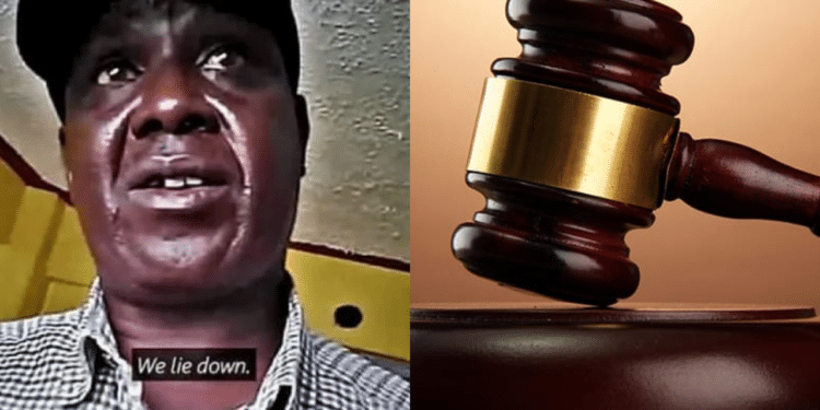 A side-to-side photo of John Chebochok (left) and Judge stick (right). Photo/Courtesy