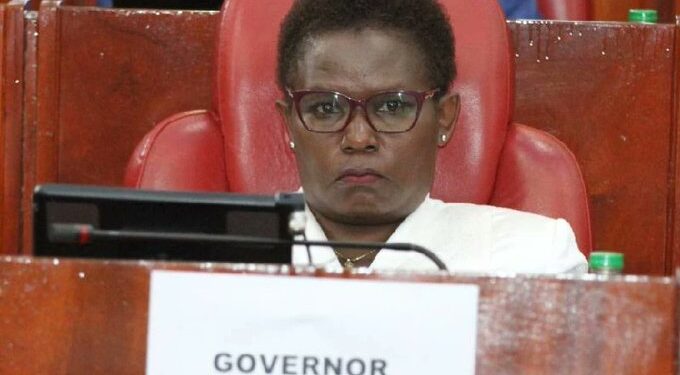 Embattled Meru County governor Kawira Mwangaza in the Senate during her impeachment case hearing on November, 7, 2023