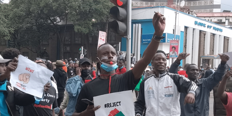 Protestors