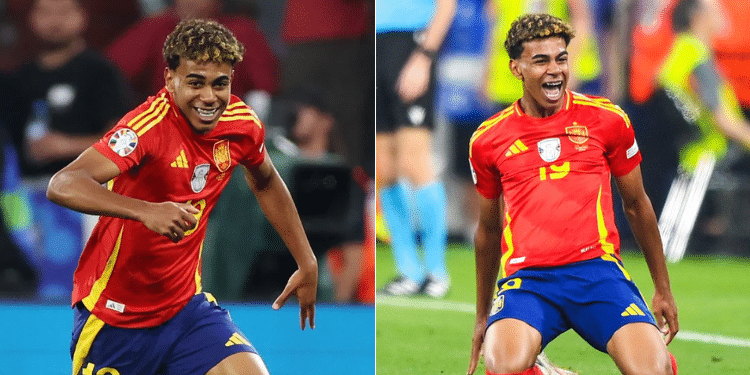 Spain Winger Lamine Yamal. PHOTO/ Yamal
