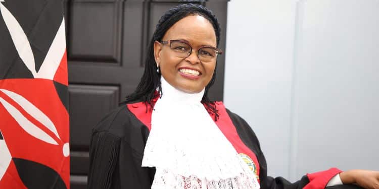 Chief justice Martha Koome at a past event 
PHOTO/Judiciary