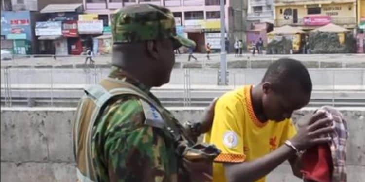 A Photo of a police officer arresting a 16-year-old Photo/Courtesy