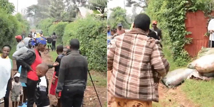 Photos of Karunga residents after Ken's death. PHOTO/Screengrab.