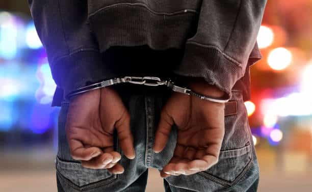 A man in cuffs. PHOTO/ Courtesy