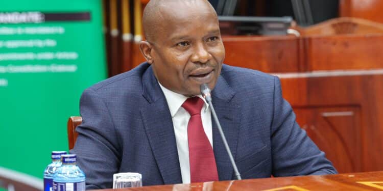 Interior CS Nominee Kithure Kindiki appearing before the vetting Committee on August 1, 2024. PHOTO/National Assembly.