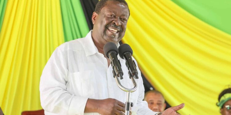 Prime CS Musalia Mudavadi during the ANC event in Lamu County on July 3, 2024. PHOTO/ANC.