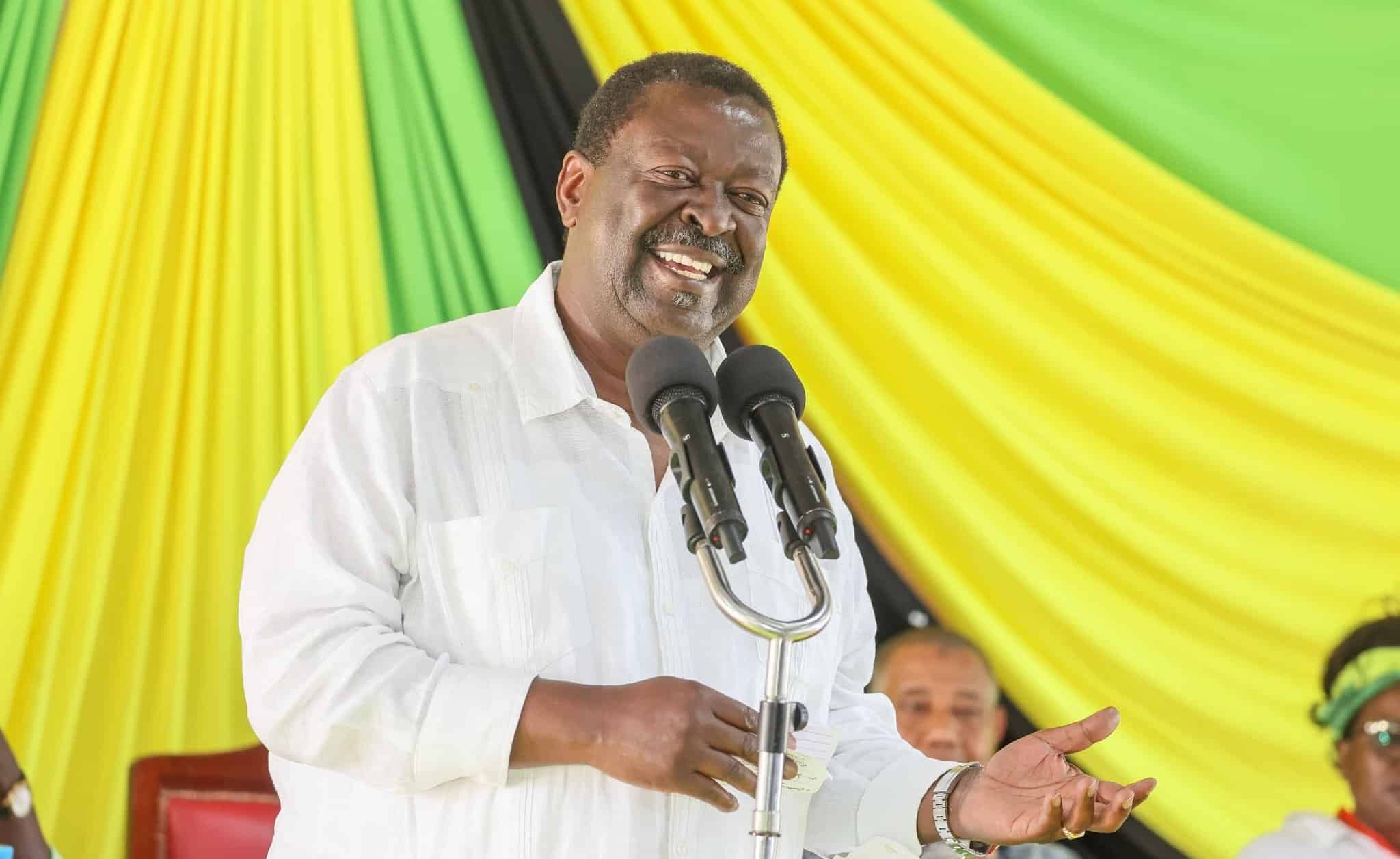 Prime CS Musalia Mudavadi during the ANC event in Lamu County on July 3, 2024. PHOTO/ANC.