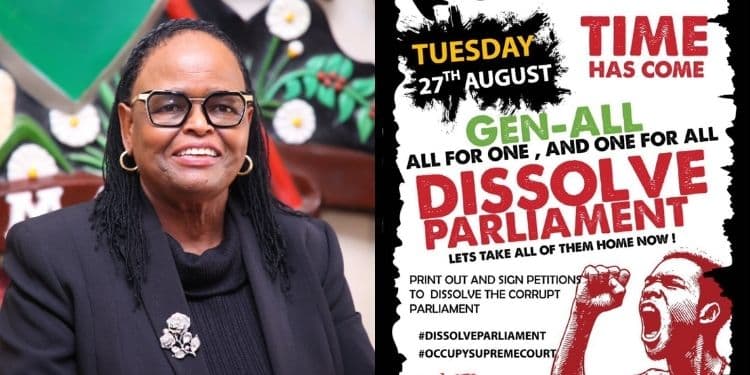 CJ Koome Roped in on Plans for Dissolve Parliament Protests