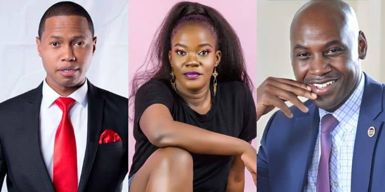 A collage of Media professionals (from Left to Right) Salim Swaleh, Martha Miano, Walter Onchonga Mong’are popularly known as Nyambane. PHOTO/Courtesy.