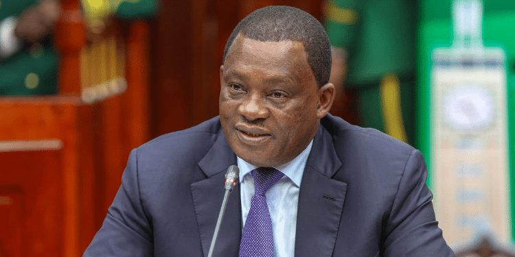 Public Service CS nominee Justin Muturi. PHOTO/National Assembly.