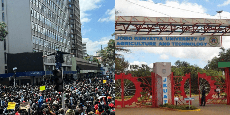 JKUAT, #nanenanemarch