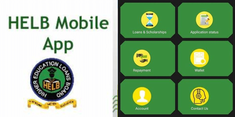 HELB mobile app interface. PHOTO/Courtesy.