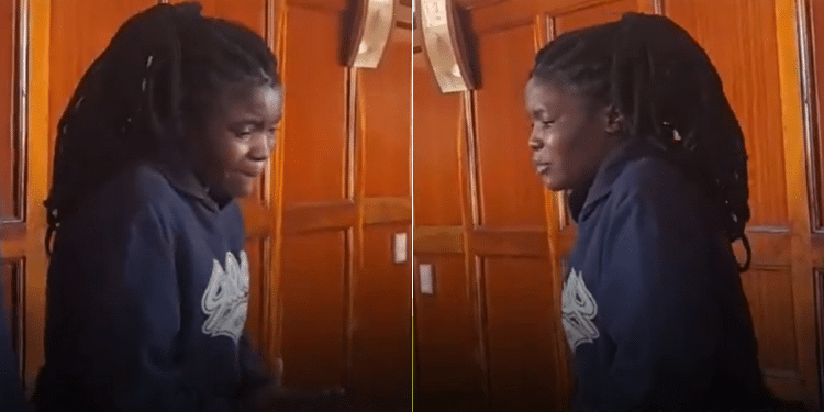 Violet Ndukweh break down at Milimani Law Courts.