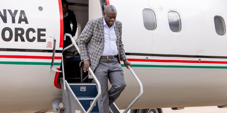 DP Gachagua Makes Emergency Landing Amidst Bad Weather