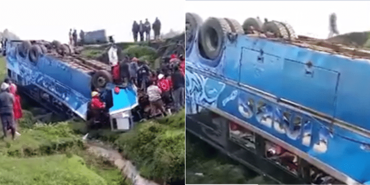 Nakuru Simba Coach Bus Accident: Several Feared Trapped