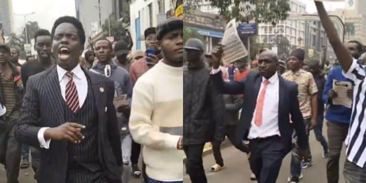 Protests in Nairobi CBD
