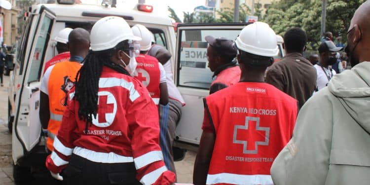 Kenya Red Cross Team in action