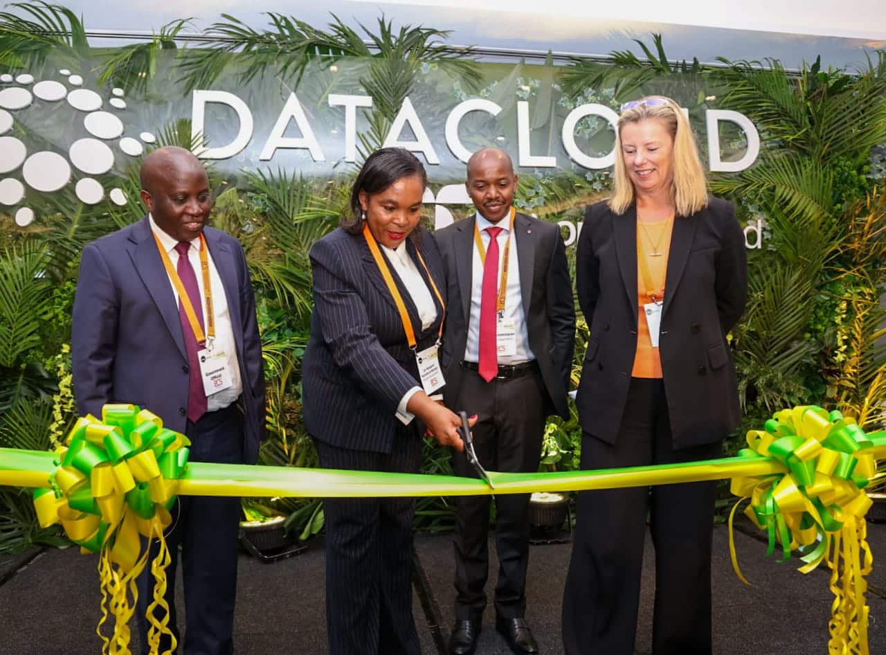 ICT CS Dr. Margaret Ndung'u during the opening of the International Telecoms Week & Datacloud Africa 2024 in Nairobi. PHOTO/Ministry of ICT.