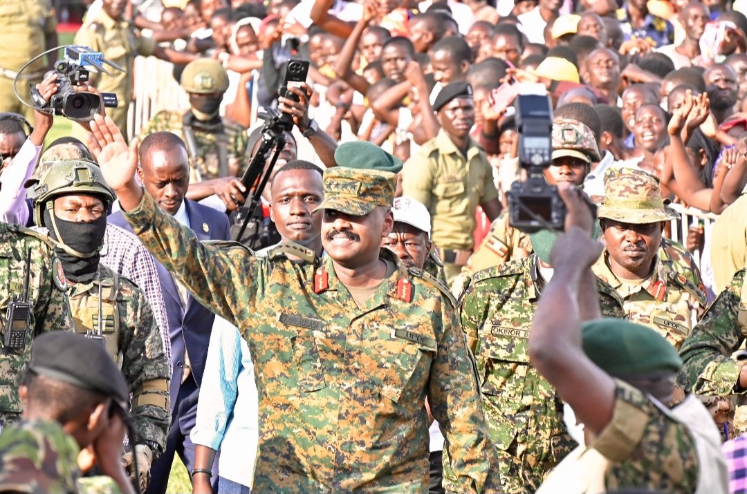 Chief of Defence Forces of Uganda General Muhoozi Kainerugaba in Tororo, Uganda on August 31, 2024. PHOTO/ Muhoozi X.