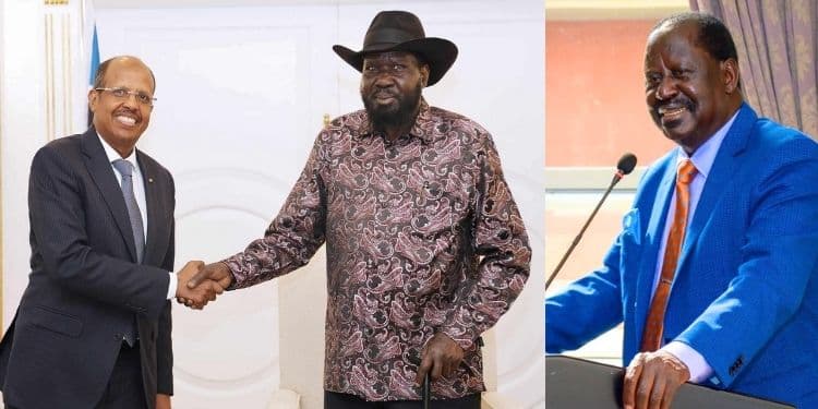 Salva Kiir and Raila