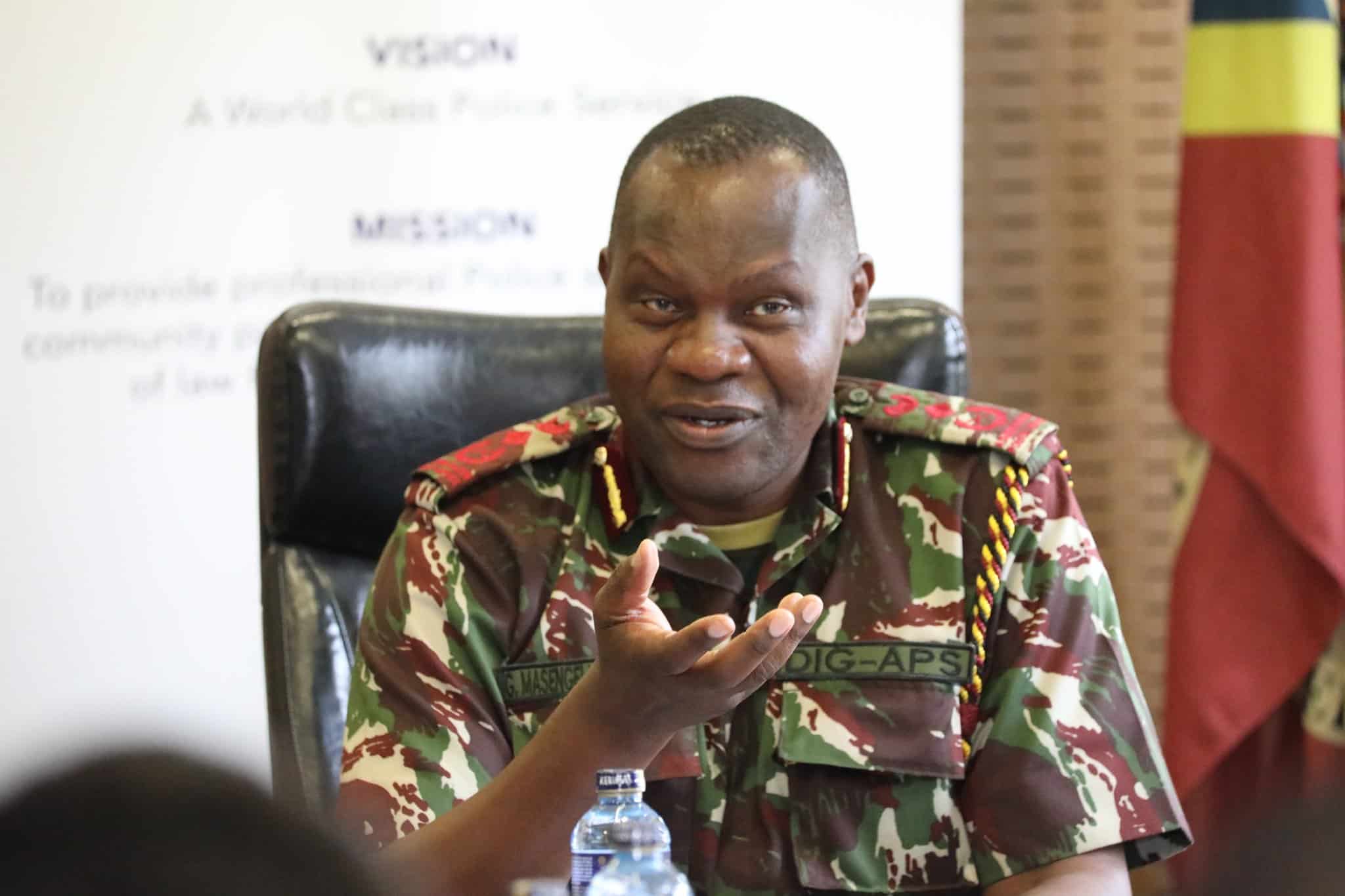 Acting Inspector General of Police, Gilbert Masengeli. PHOTO/National Police service