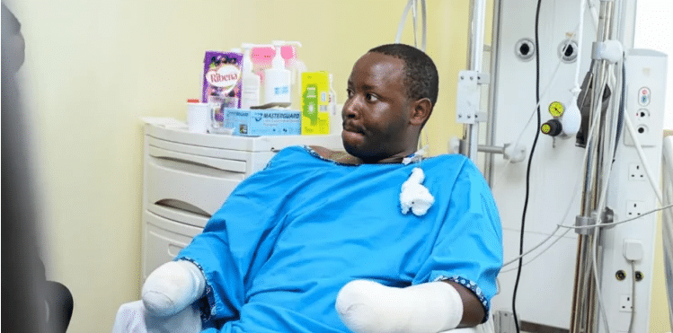 Maina Who Lost Forearms Denies Intent to Harm Protesters