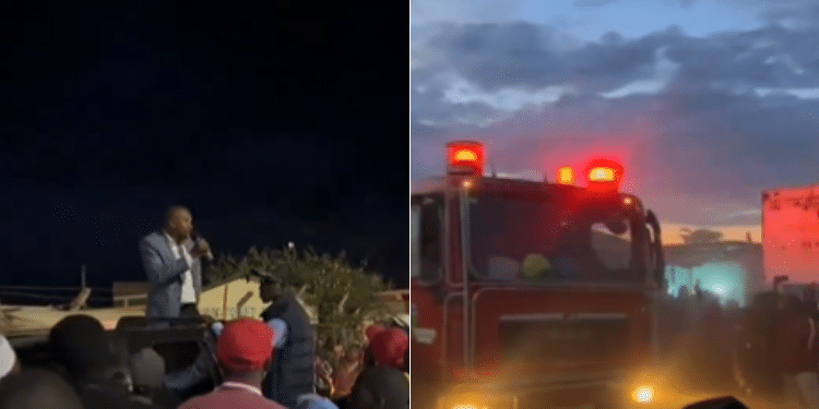 Morara Kebaso Exposes How Fire Engine Distracted Nyeri Tour