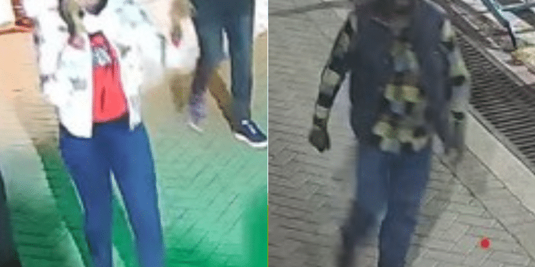CCTV footage capturing two of the suspects. PHOTO/DCI