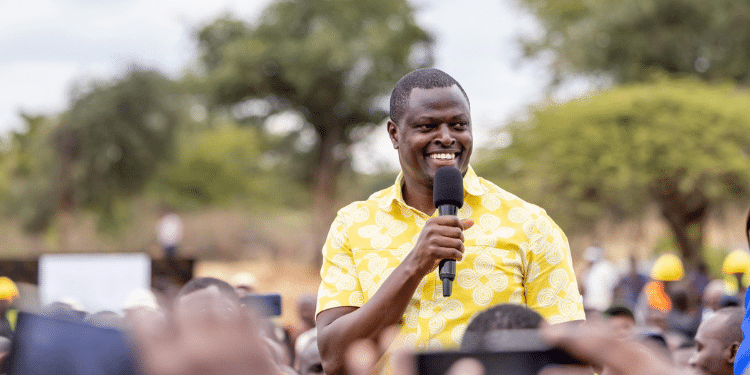 Kiharu MP Ndindi Nyoro during a development tour in Embu County on August 7, 2024. PHOTO/Nyoro X.