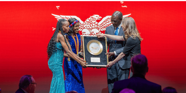 Kipyegon, Chebet Feted by Prestigious Academy of Achievement
