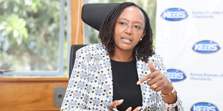 KEBS CEO Esther Njeri Ngari. PHOTO/KEBS.