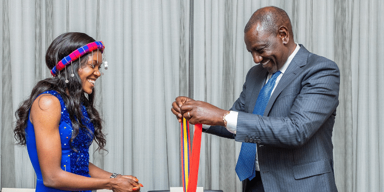 Faith Kipyegon Wins Exclusive New York Athlos Race