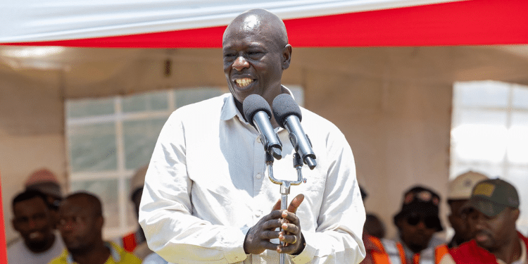 DP Rigathi Gachagua during a previous event at Moi Stadium, Embu. PHOTO/ DPPS.